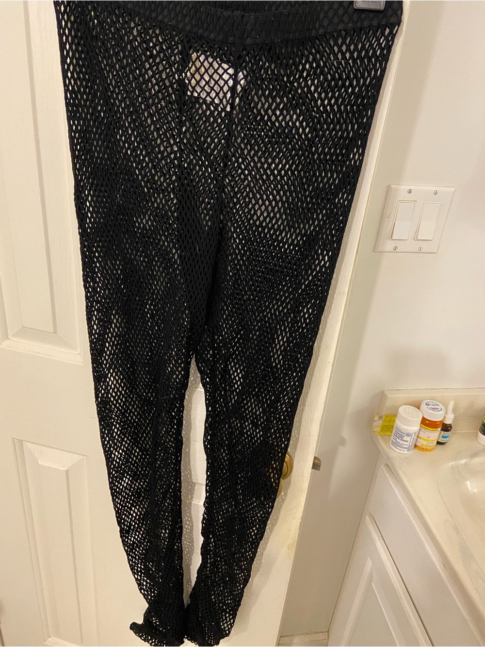 Comme des Garsons fishnet leggings